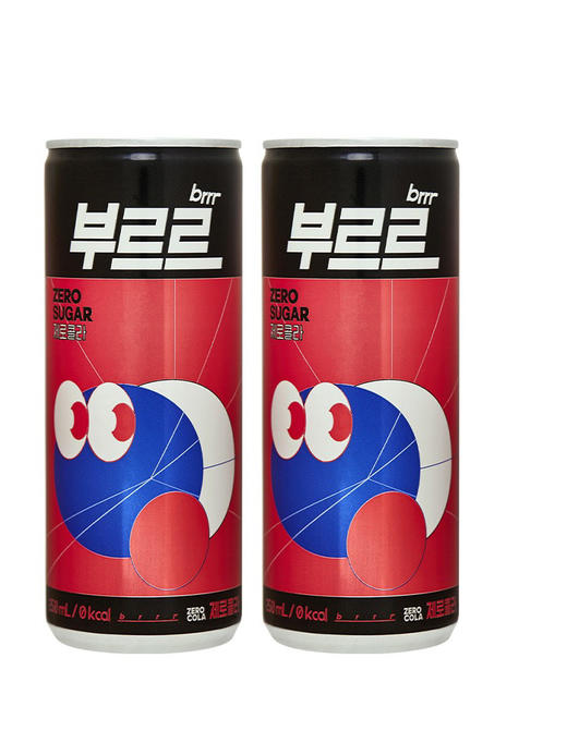 韩国咕噜噜零度可乐250ml 商品图0
