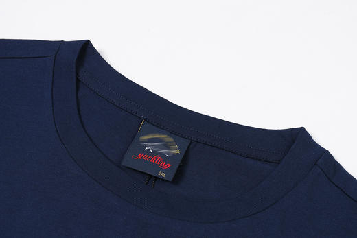 鲨鱼 生态自然漆纯棉 圆领短袖T恤 PSS133 商品图3