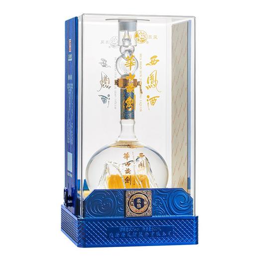 西凤酒 华山论剑（柔雅）蓝标52度凤香型白酒500ml*1瓶/6瓶整箱 商品图1