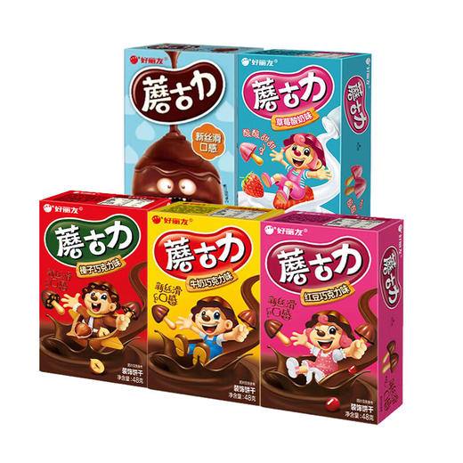 好丽友蘑古力红豆巧克力味/榛子巧克力味 商品图4