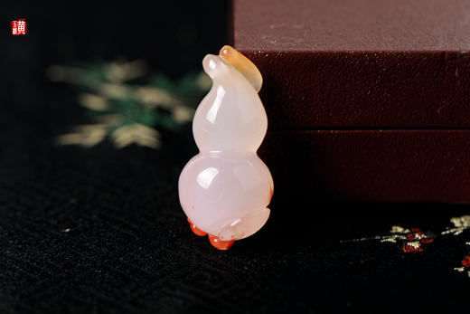 南红冰飘葫芦【福禄双全】吊坠   配精美挂绳 商品图1