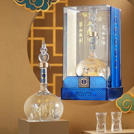 西凤酒 华山论剑（柔雅）蓝标52度凤香型白酒500ml*1瓶/6瓶整箱 商品图3