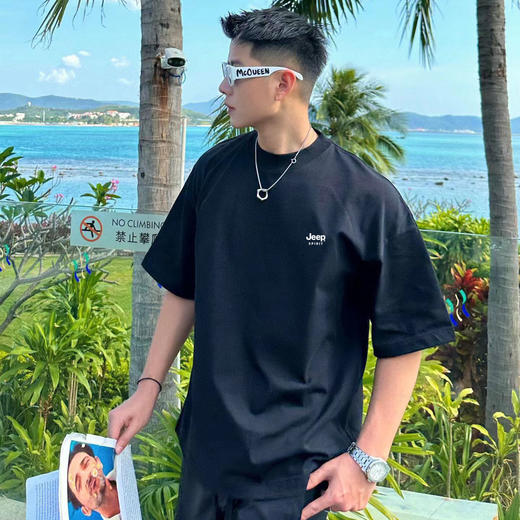 【捡漏89元/2件】JEEP SPIRIT 情侣款T恤 夏季爆款 8色可选 商品图1