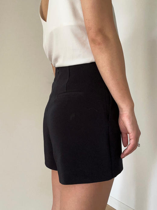 Semplicita | F20 极简西装短裤 [浅米 / 黑藏青] 商品图13