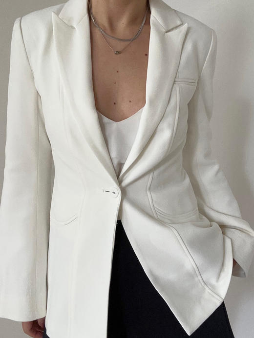 C/MEO | Long Gone Blazer [白色西装外套] 商品图4