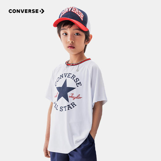CONVERSE 夏 大童小童婴童 短袖T恤 CNVN-AG-D824 商品图0