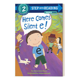 英文原版 Step Into Reading 2 - Here Comes Silent e! 自然拼读Phonics Reader 英文版 进口英语原版书籍