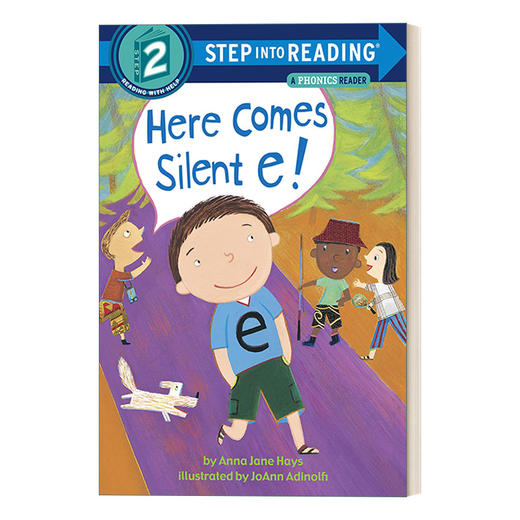 英文原版 Step Into Reading 2 - Here Comes Silent e! 自然拼读Phonics Reader 英文版 进口英语原版书籍 商品图0