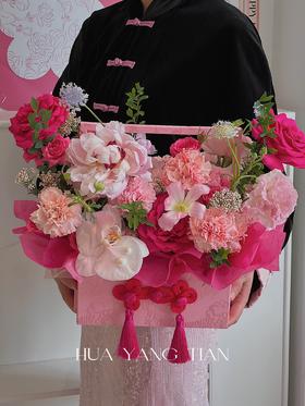 粉面桃花 · 国风花盒