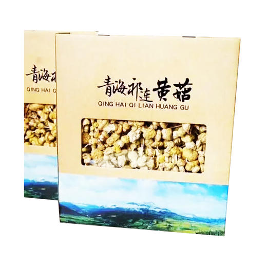 青海祁连黄菇精品礼盒 500g一斤装 全国包邮 祁连山野生黄蘑菇 青海十宝之一 商品图0