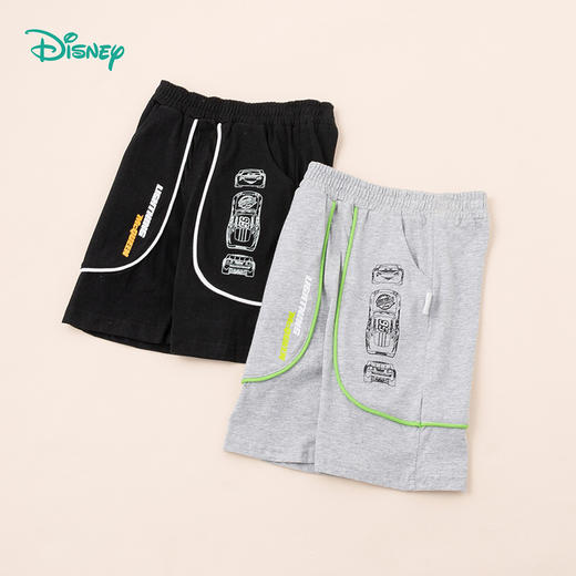 迪士尼童装男童七分裤夏季清爽潮酷闪电麦昆中大童宝宝纯棉短裤 商品图7
