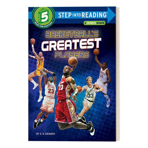 英文原版 Step into Reading 5 - Basketball's Greatest Players 篮球史上的伟大球员 兰登分级读物 英文版 进口英语原版书籍 商品图0