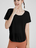 瑜伽服女上衣宽松显瘦短袖运动T恤春夏薄款透气速干跑步健身罩衫 商品缩略图3