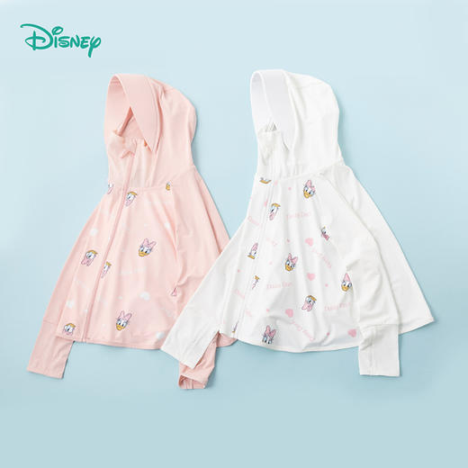 迪士尼童装儿童满印防晒衣宝宝户外轻薄透气皮肤衣女童防紫外线 商品图3