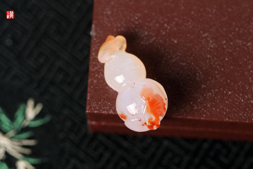 南红冰飘葫芦【福禄双全】吊坠   配精美挂绳 商品图5