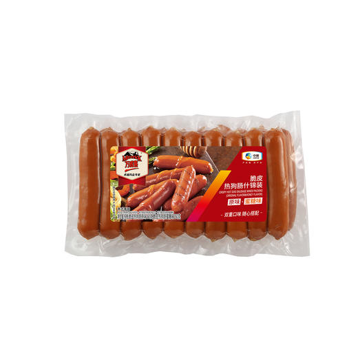 万威客脆皮热狗肠什锦装（原味+蜜糖味）500g*4袋 商品图1