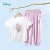 迪士尼童装女童短袖t恤九分裤套装夏季中小童天丝莫代尔两件套232T1489 商品缩略图2