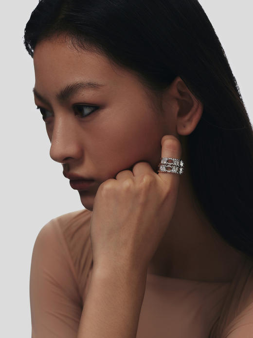 ATELIERSO 23SS 克拉系列-双层克拉拼钻戒指 商品图3