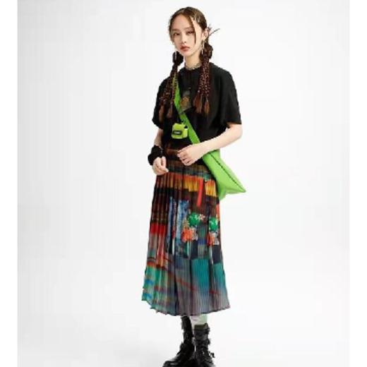 南二楼渔牌2023年春夏FGHB7223百褶裙精品女装 商品图2