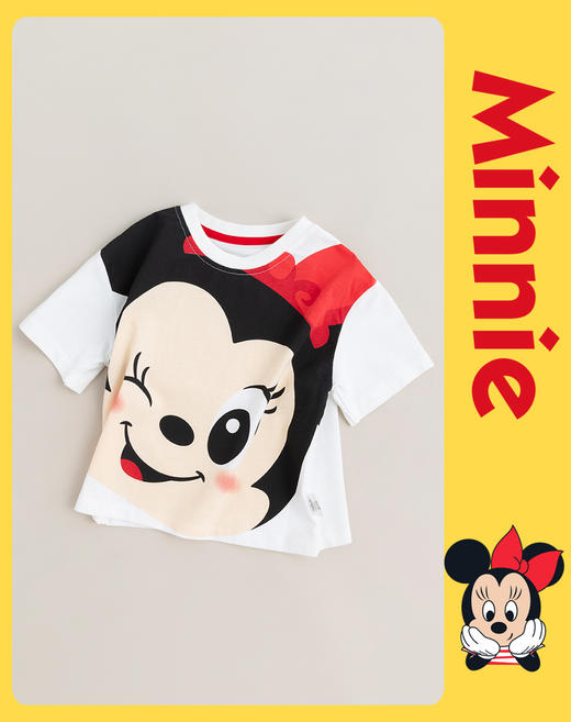 【唐老鸭90周年】迪士尼卡通T恤夏季婴幼儿童装轻薄透气女童T恤 商品图2