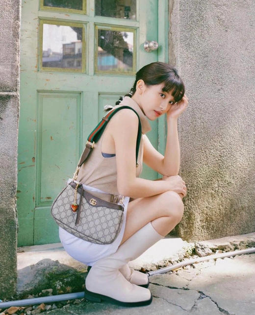 原厂皮草莓麻将包 商品图12