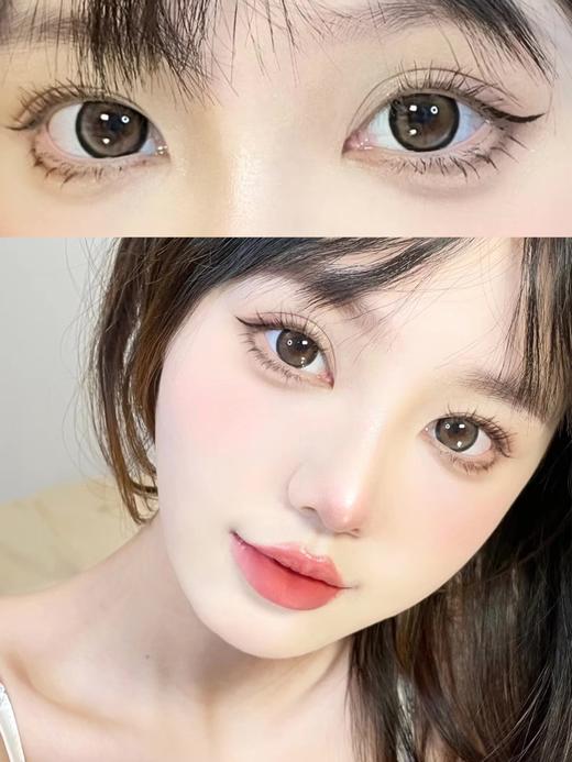 月抛lillilly Y22 白金茶 棕 14.5mm  非离子 商品图1