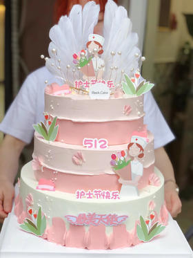 【512护士节】致敬白衣天使 | 多层创意蛋糕