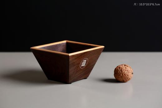 SDCC0073-1°日进斗金 大红酸枝米斗型食碟 商品图0