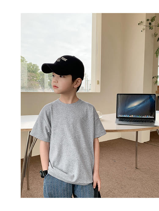 【49.9/2件】男女纯棉夏季半袖上衣 中大童短袖 90-170码可选 高品质儿童棉质短袖上衣 儿童t恤宝宝衣服 商品图12