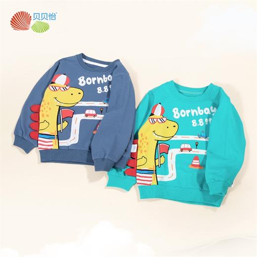 贝贝怡童装圆领套头卫衣卡通洋气新款长袖上衣中大童新款卫衣 商品图2