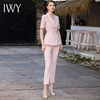 IWY/夏装女气质女神范女粉色职业西装套装高端职场正装经理工作服CP1786 商品缩略图1