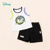 迪士尼童装 巴斯光年印花休闲背心套装夏季新款撞色时尚上衣短裤 商品缩略图0