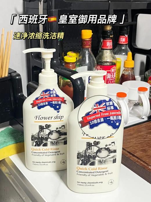 花卉诗冷水速净浓缩洗洁精 商品图3