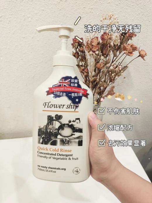 花卉诗冷水速净浓缩洗洁精 商品图4
