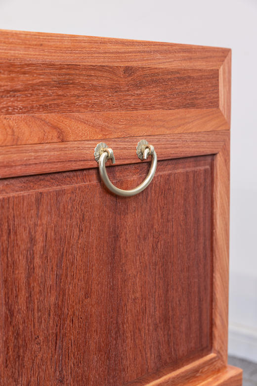 红桥红  家具严选  缅甸花梨（大果紫檀）【64 官皮箱式 茶边柜】 商品图4