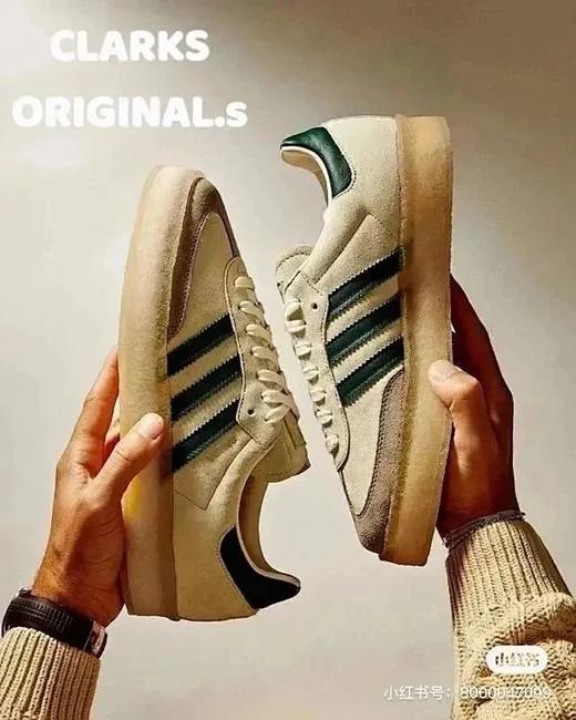 三方联名复古德训鞋 防滑耐磨 情侣款 纯生胶大底 商品图1