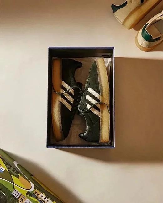 三方联名复古德训鞋 防滑耐磨 情侣款 纯生胶大底 商品图4