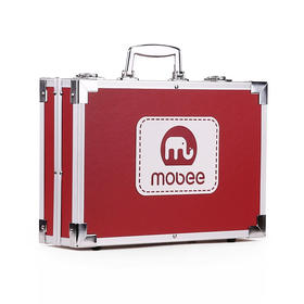 mobee画笔套装 绘画礼盒 礼品文具 画画套装 六一儿童节礼物 涂鸦礼盒 P018T6儿童绘画艺术礼盒【红色】 mobee