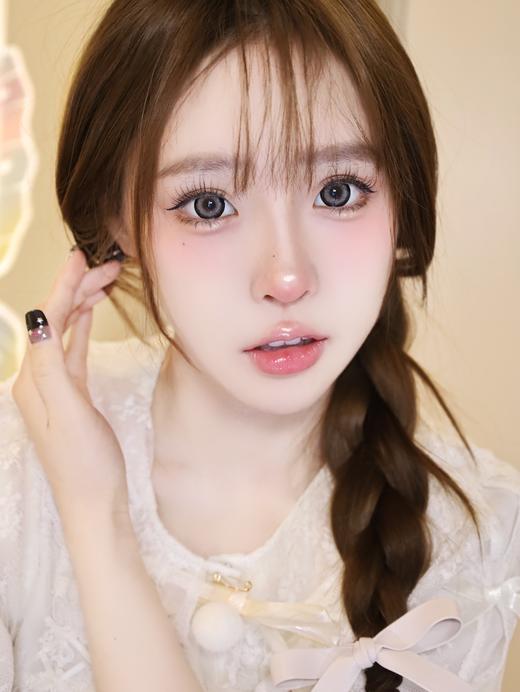 【大直径】PFGIRLCON-奶灰熊-14.5mm【年抛 0-800度 含525/575】 商品图2