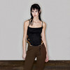 NUTH“身姿”｜鱼骨拼接胸衣女设计感辣妹修身吊带背心 商品缩略图0