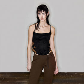 NUTH“身姿”｜鱼骨拼接胸衣女设计感辣妹修身吊带背心