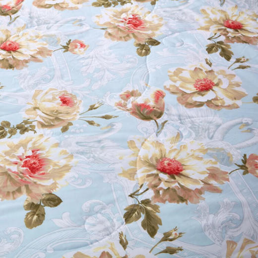 富安娜 FUANNA 家纺 印花蚕丝被-飞仙流萤 203*229cm 商品图6