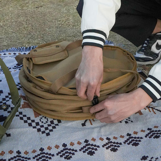 Defthike/迪飞客户外收纳包便携式折叠收纳桶多功能大容量战术包 商品图3