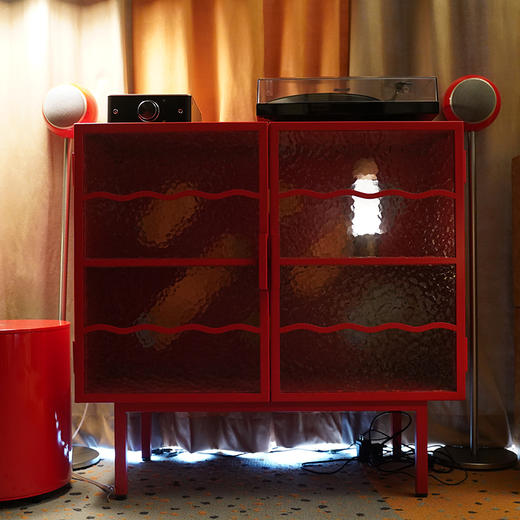 与光共舞 光头仔的游乐园 定制款 Insteel 格窗柜 布莱卡红系列 商品图2