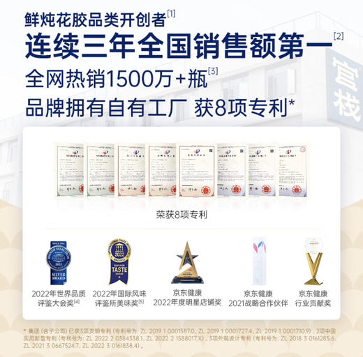 【母亲节礼物】官栈 即食花胶4口味8瓶 胶原蛋白 女性孕妇营养品滋补鱼胶 高档送礼送妈妈送长辈 商品图3