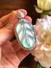 玻璃木那飘翠叶子吊坠 98999【3070505】 商品缩略图0
