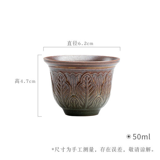 墨己 | 备前烧日式粗陶 三才盖碗 品茗杯 盖置 茶叶罐 商品图5