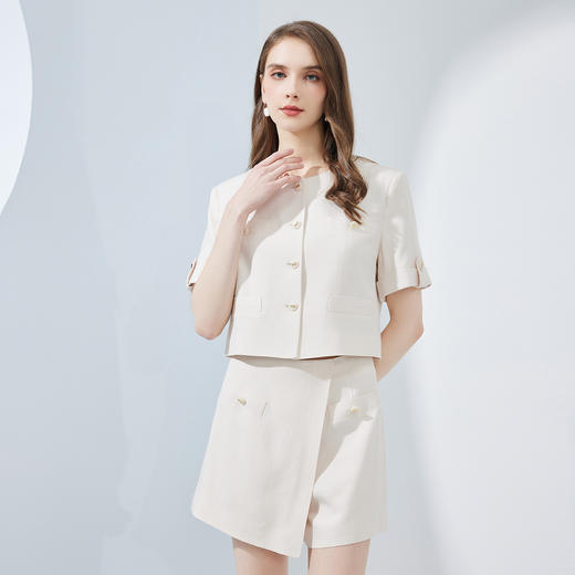 RF1A2斯尔丽瑟俪2023夏季新款小香风时尚套装 商品图0