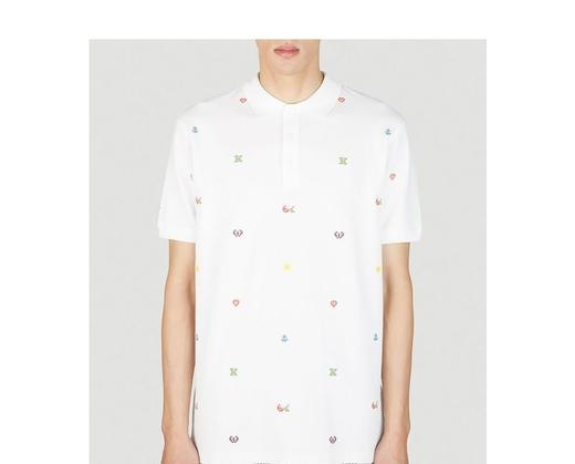 【特价商品不退不换】KENZO POLO衫男  FD55PO0054PU-02 OFF WHITE.COTTON 商品图1