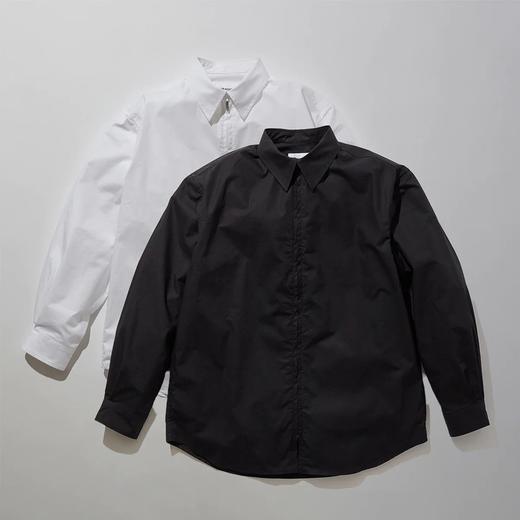 KUON Zip-Up Cotton Shirt 透气高支棉拉链长袖衬衫 商品图0